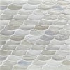 JAW (Just Add Water) Matera 1×3 Feather Mosaic Pearl