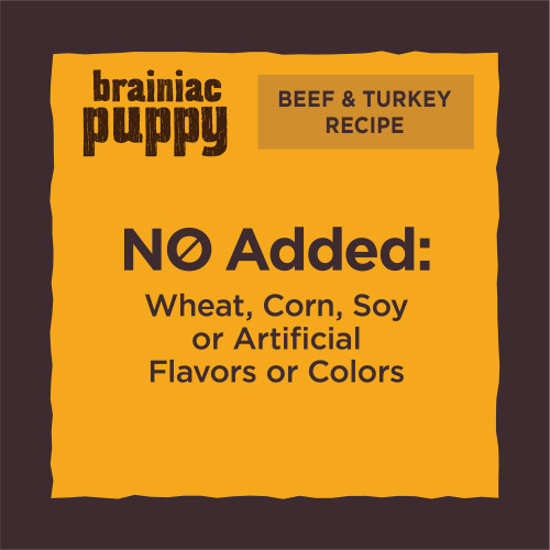 <p>Wellness CORE Brainiac Puppy Soft Training Treats Beef & Turkey Recipe are intended for intermittent or supplemental feeding only.</p>
