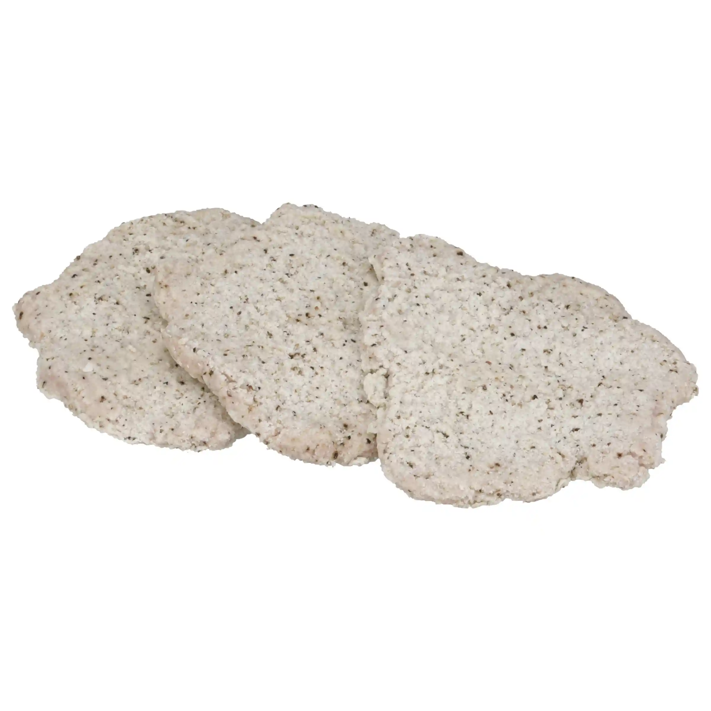 AdvancePierre® Blue Label Raw Breaded Black Pepper Western Style Country Fried Beef Steak Fritters_image_2