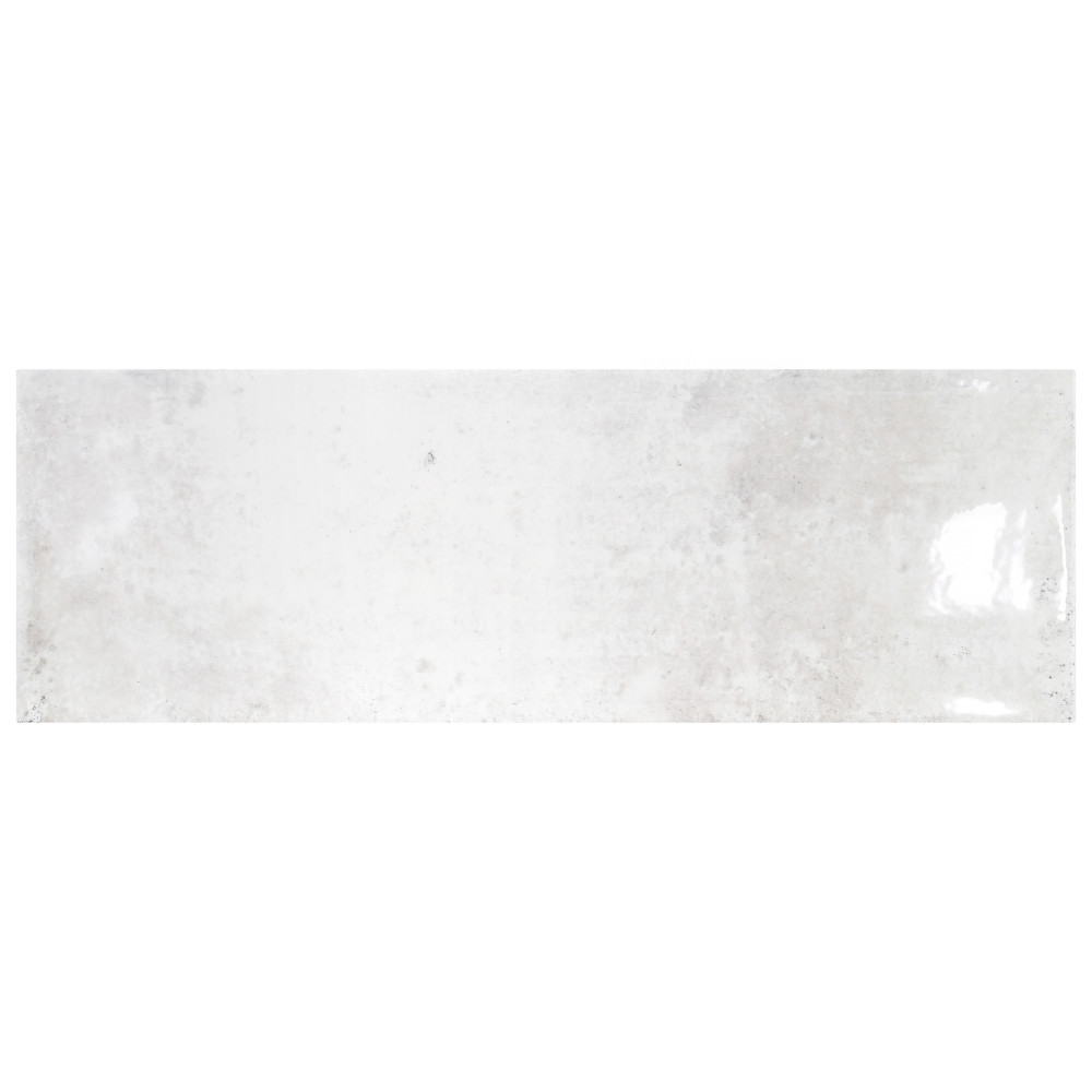 Forever White 5-7/8 in. x 15-3/4 in. Ceramic Wall Tile