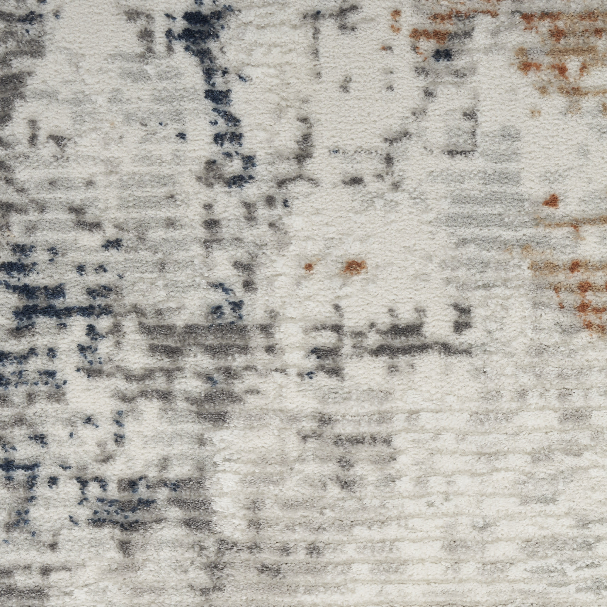 Nourison Home Texture 7'10" x 9'10" Grey Blue Modern Indoor Rug
