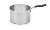 4 ½-quart Wear-Ever® Classic Select® heavy-duty aluminum saucepan in natural finish and silicone handle