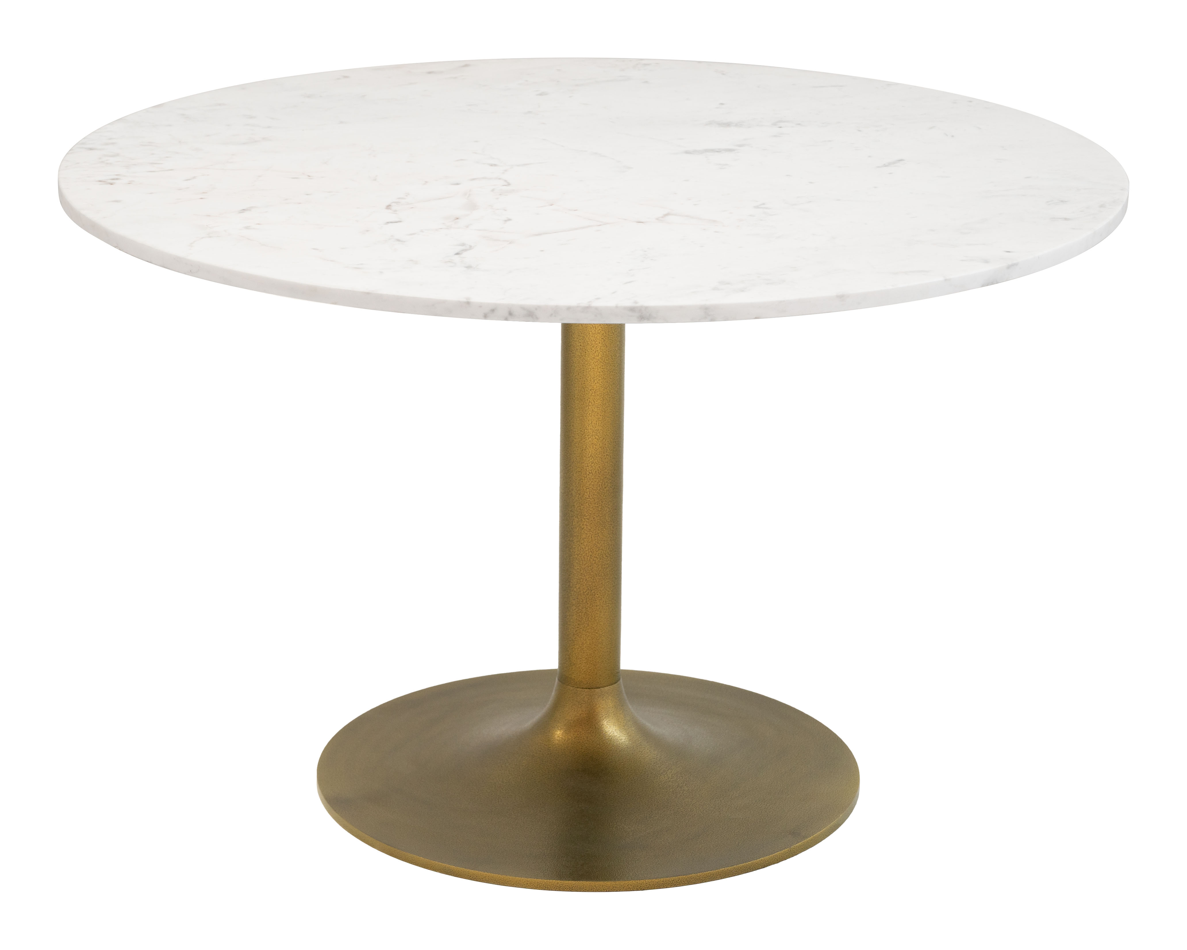 Ithaca Dining Table White & Gold product image