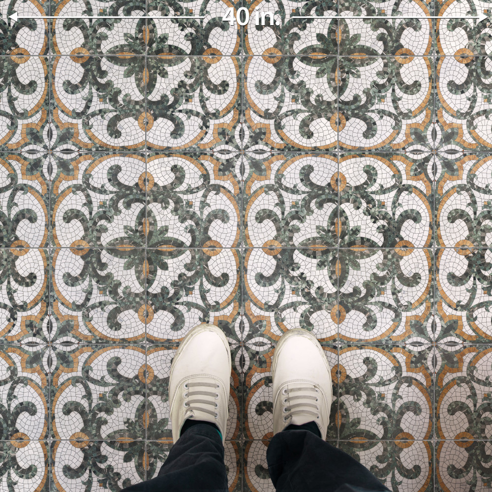 Versailles Mosaico Palace 7-7/8 in. x 7-7/8 in. Porcelain Floor and Wall Tile
