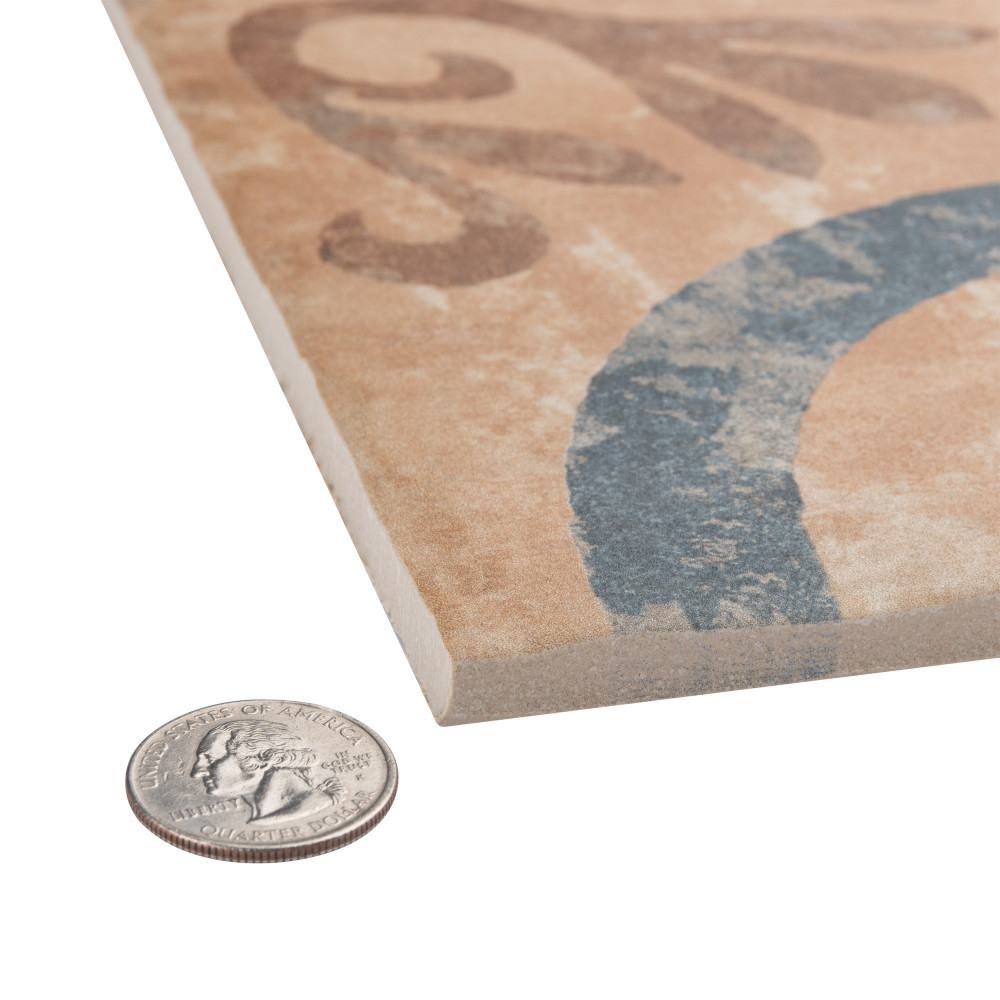 Americana Newton 8-3/4 in. x 8-3/4 in. Porcelain Floor and Wall Tile