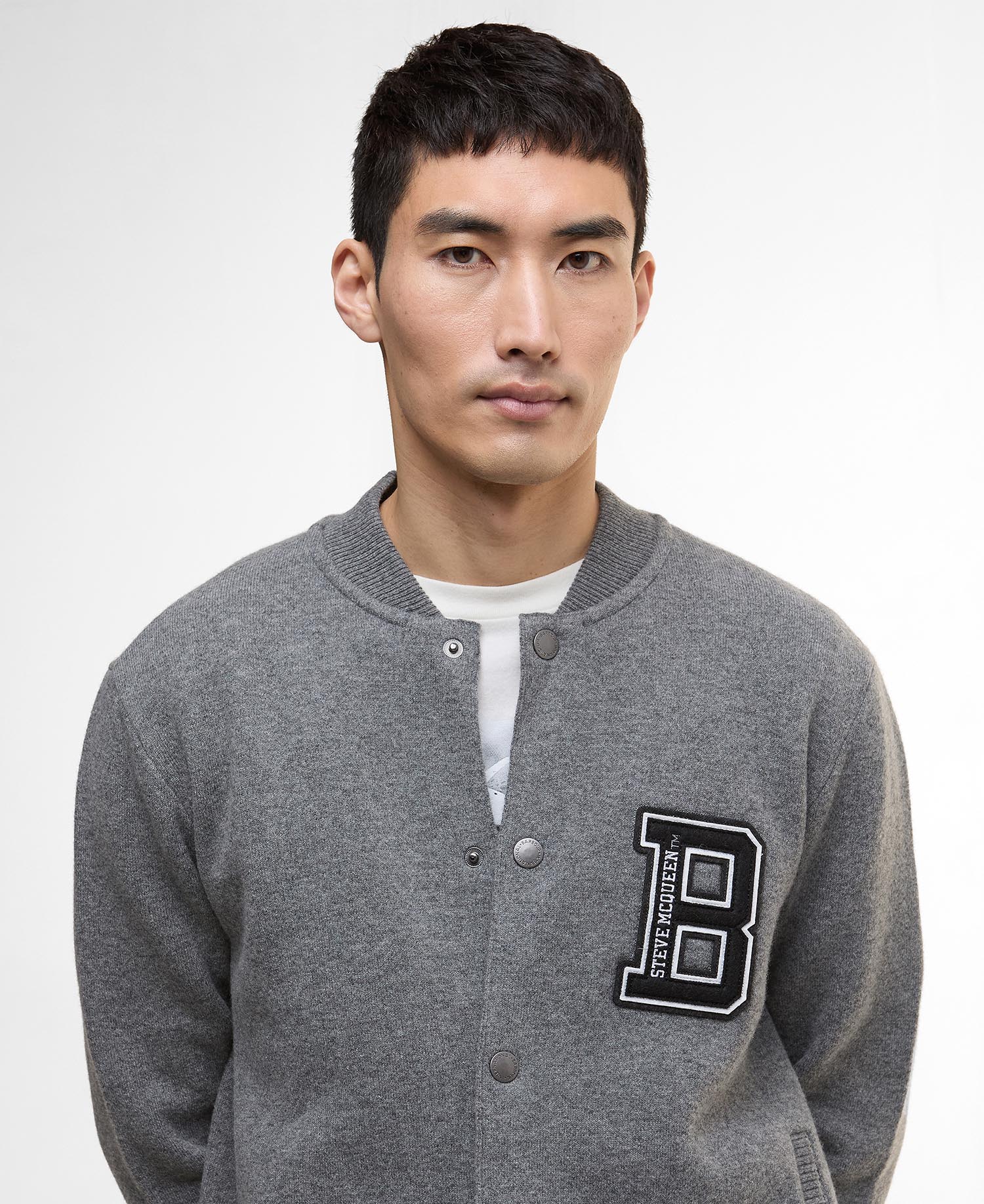 Bomber in maglia Letterman image number 3