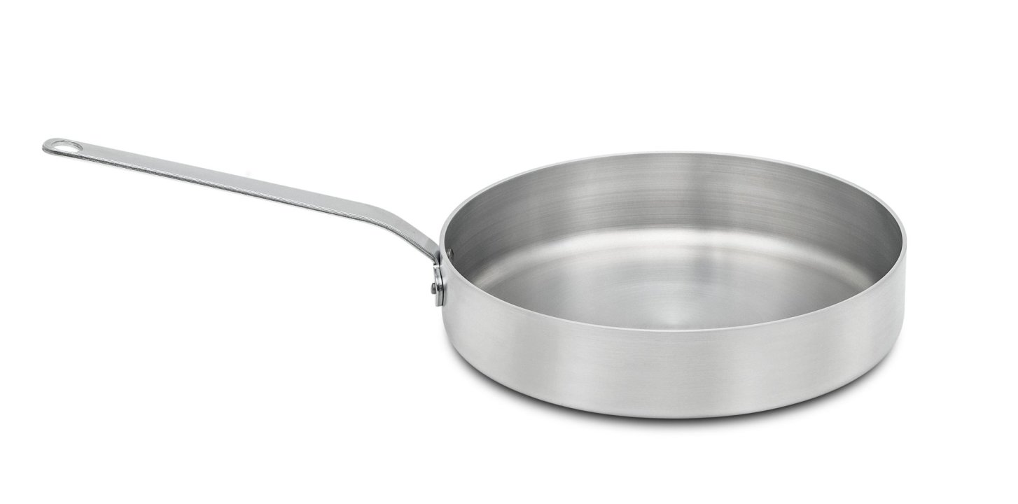 3-quart Wear-Ever® aluminum sauté pan in natural finish and plated handle
