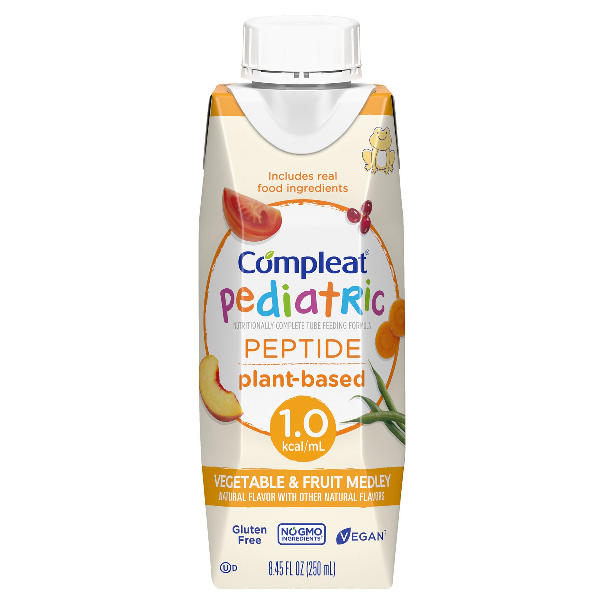 Compleat® Pediatric Peptide Plant-Based Tube Feed Formula, 8.45-ounce carton