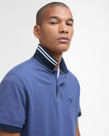 Lynmouth Tipped Polo Shirt Oceana