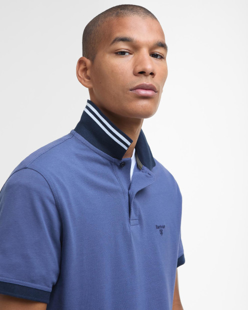 Lynmouth Tipped Polo Shirt Oceana