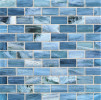 Agate Umbria 1×2 Brick Mosaic Silk