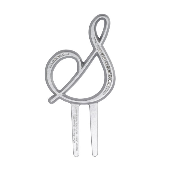 2.5" S Diamond Letter Monogram