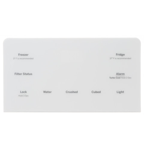 CONTROL DISPLAY ASSEMBLY WHITE