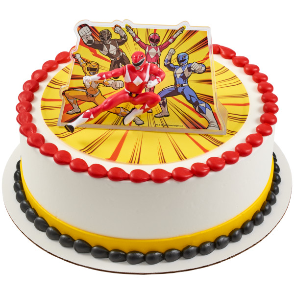 Power Rangers™ It's Morphin Time PhotoCake® Edible Image® DecoSet® Background