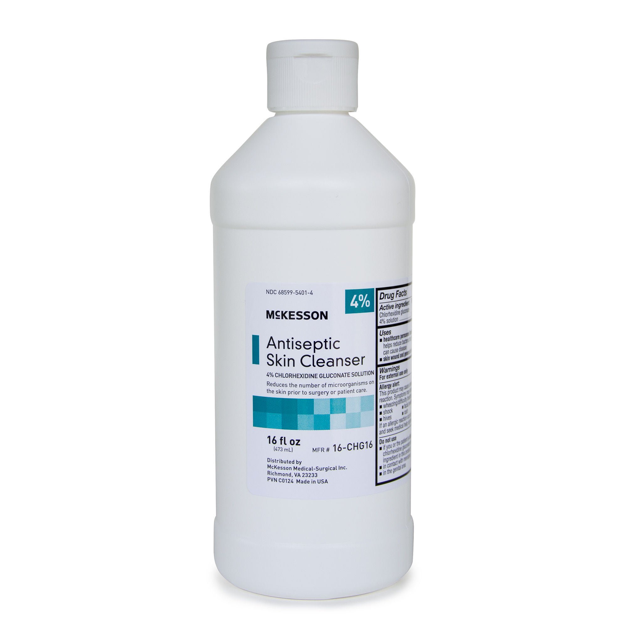 McKesson Antiseptic Skin Cleanser, 16-ounce Flip-Top Bottle