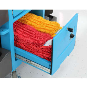 Hillyard, Trident, Housekeeping Cart, Blue