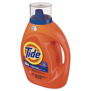 PG12110, Procter & Gamble, Tide HE Laundry Detergent, Original Scent,  84 oz Bottle