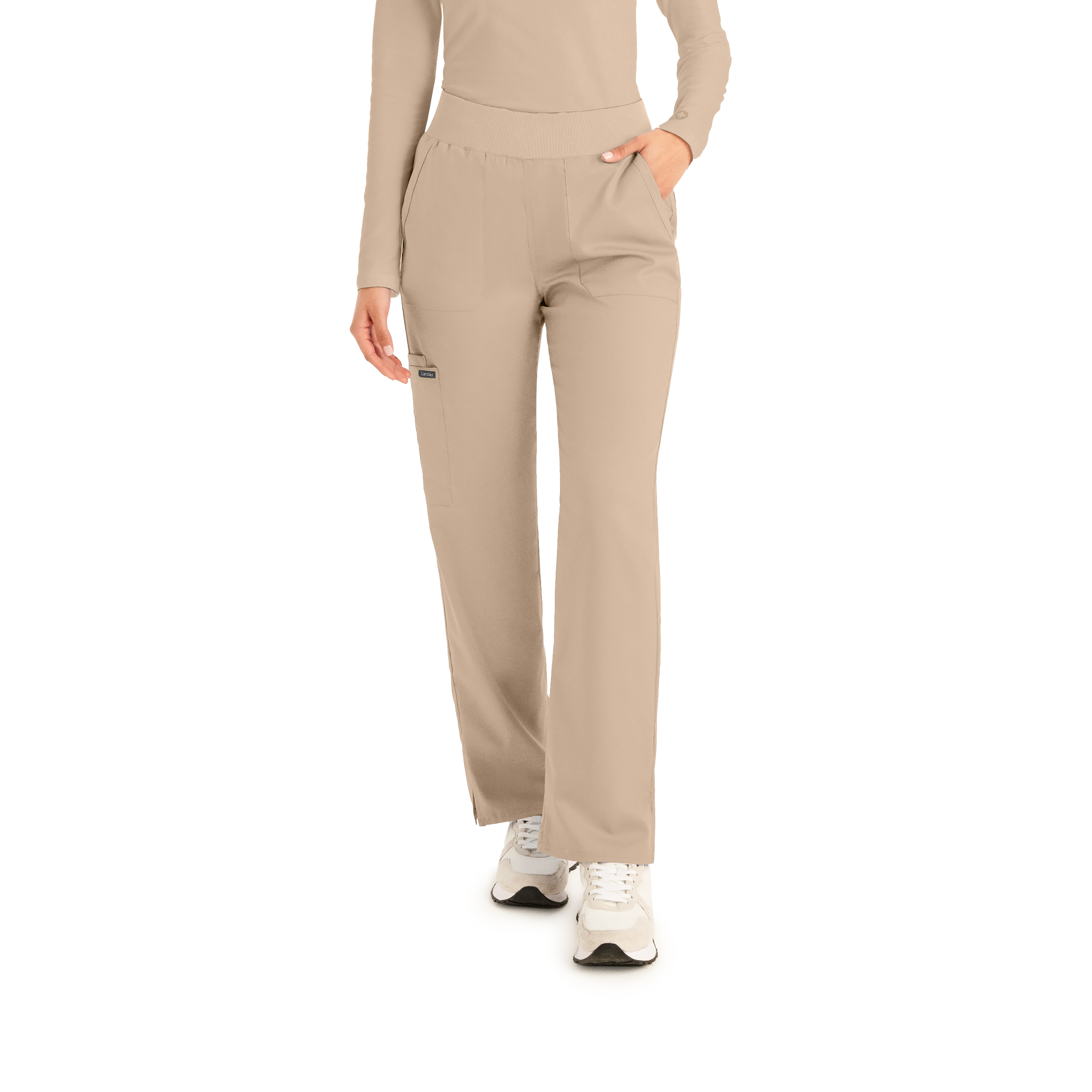 Landau ProFlex Women's Cargo Scrub Pants - LB405 FREE SHIPPING! - Picture 2 of 5