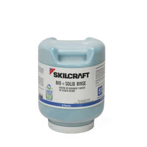 NSN7930016182179, AbilityOne®, SKILCRAFT Bio+ Solid Dishwasher Rinse Additive,  5 lb Pail