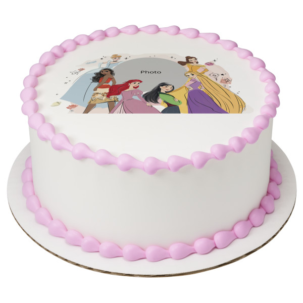 Disney Princess Best Friends PhotoCake® Edible Image® Frame