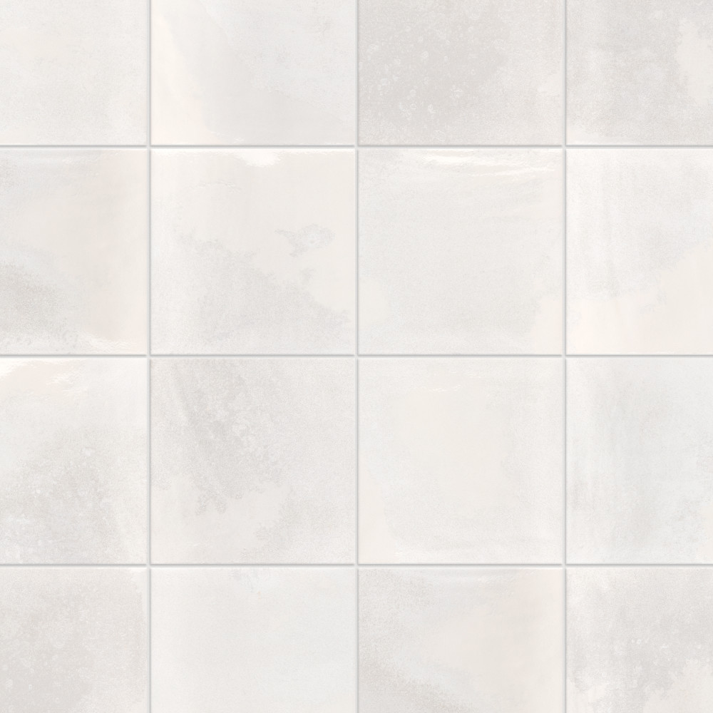 Kings Luxe Tradition Square White 7.88x15.75 Rectangle Porcelain Wall Only Digital Pattern