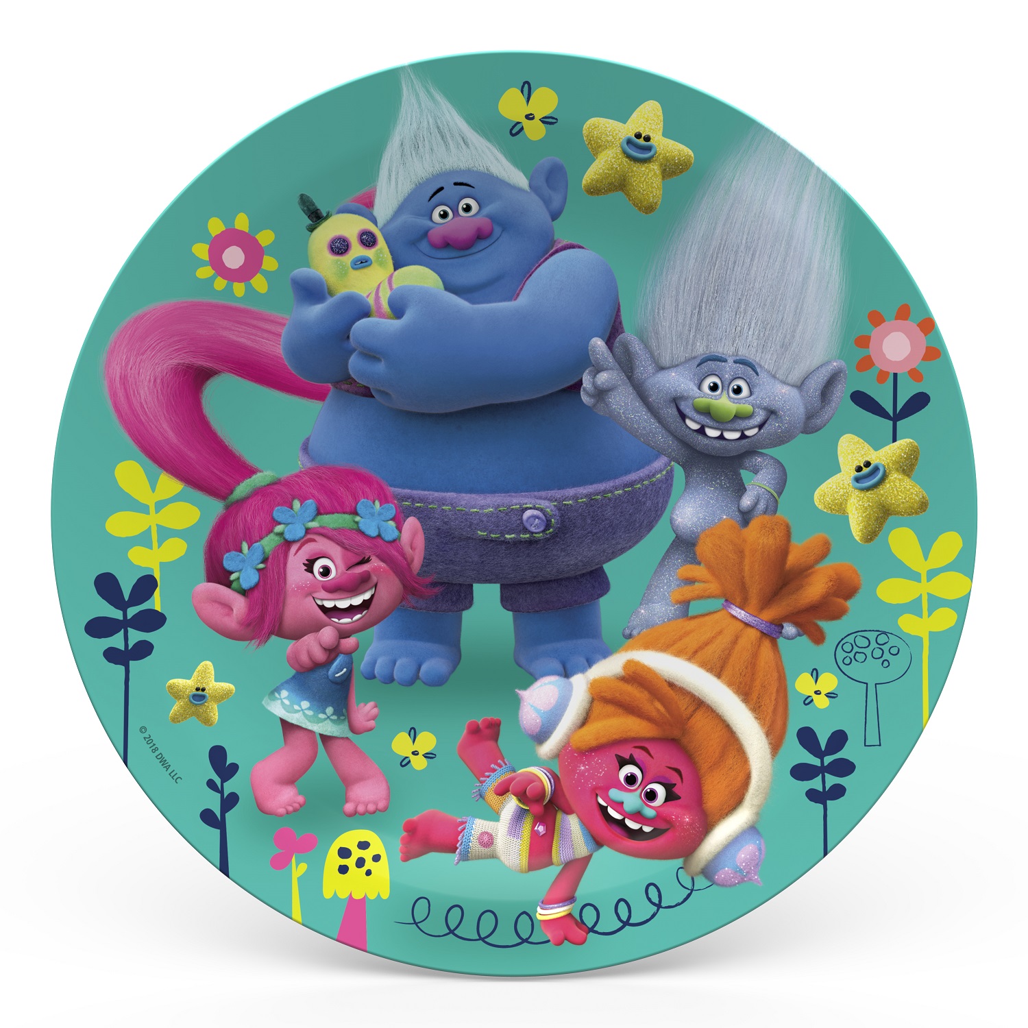 Trolls Movie Dinnerware Set, Poppy & Friends, 5-piece set