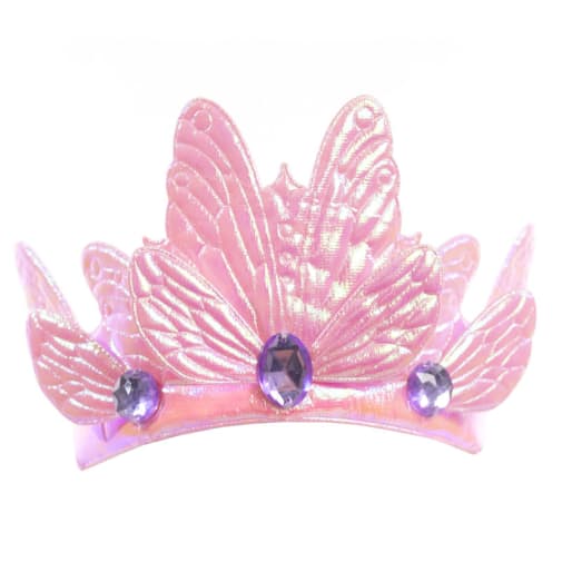 Little Adventures Pink Butterfly Soft Crown Dress Up Accessory