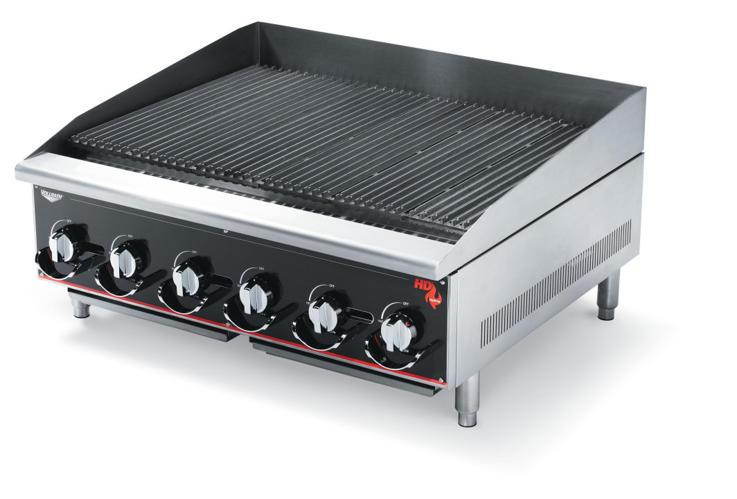 36-inch Cayenne® heavy-duty radiant / lava rock charbroiler