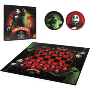 Checkers: Disney Tim Burton The Nightmare Before Christmas