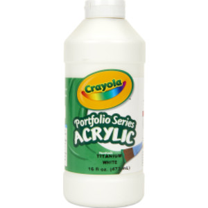 Portfolio Series Acrylic Paint, 16 oz., White