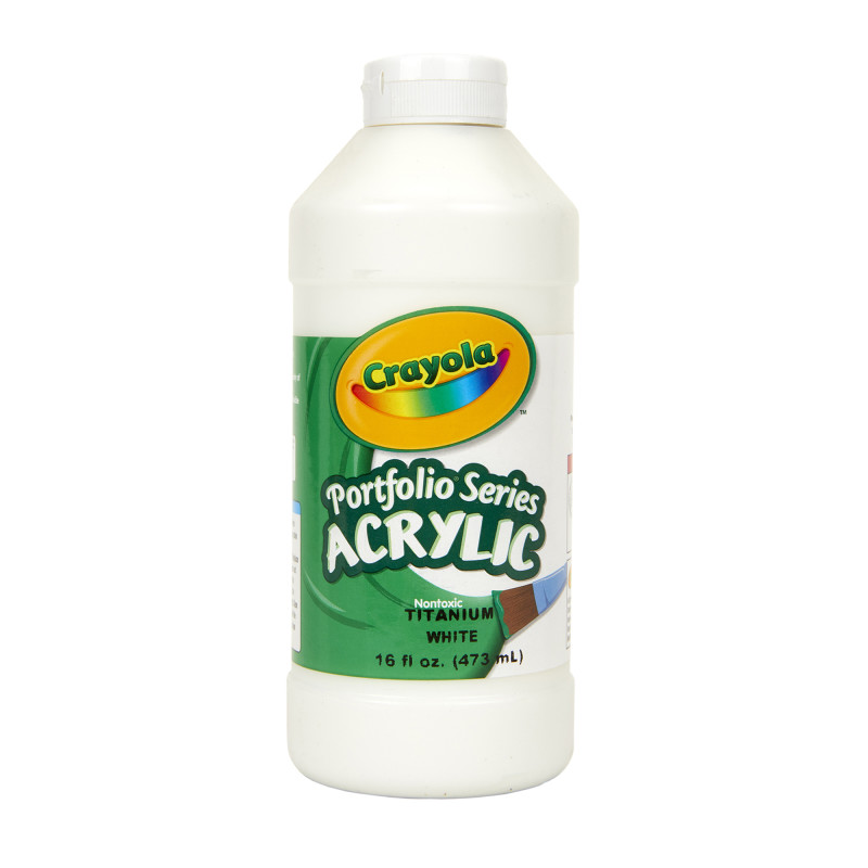 Portfolio Series Acrylic Paint, 16 oz., White