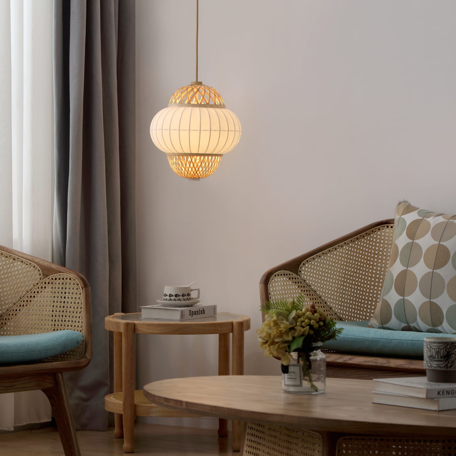 Hikari 1 Light Pendant — installation 3