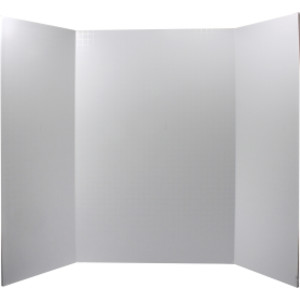 Foam Presentation Board, White, 1/2" Faint Grid 28" x 22", 1 Board