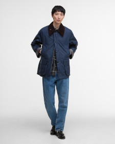 Oversized Bedale Waxed Jacket 