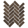 Asticou Walnut 12×15 Herringbone Mosaic rectified