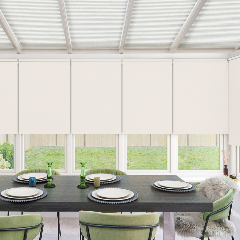 Sonny Blackout Cream Roller Blind