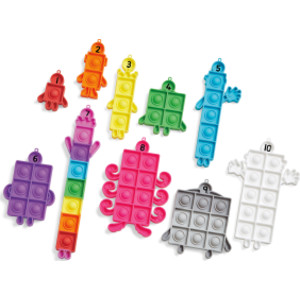 Numberblocks&trade; Sensory Bubble Poppers