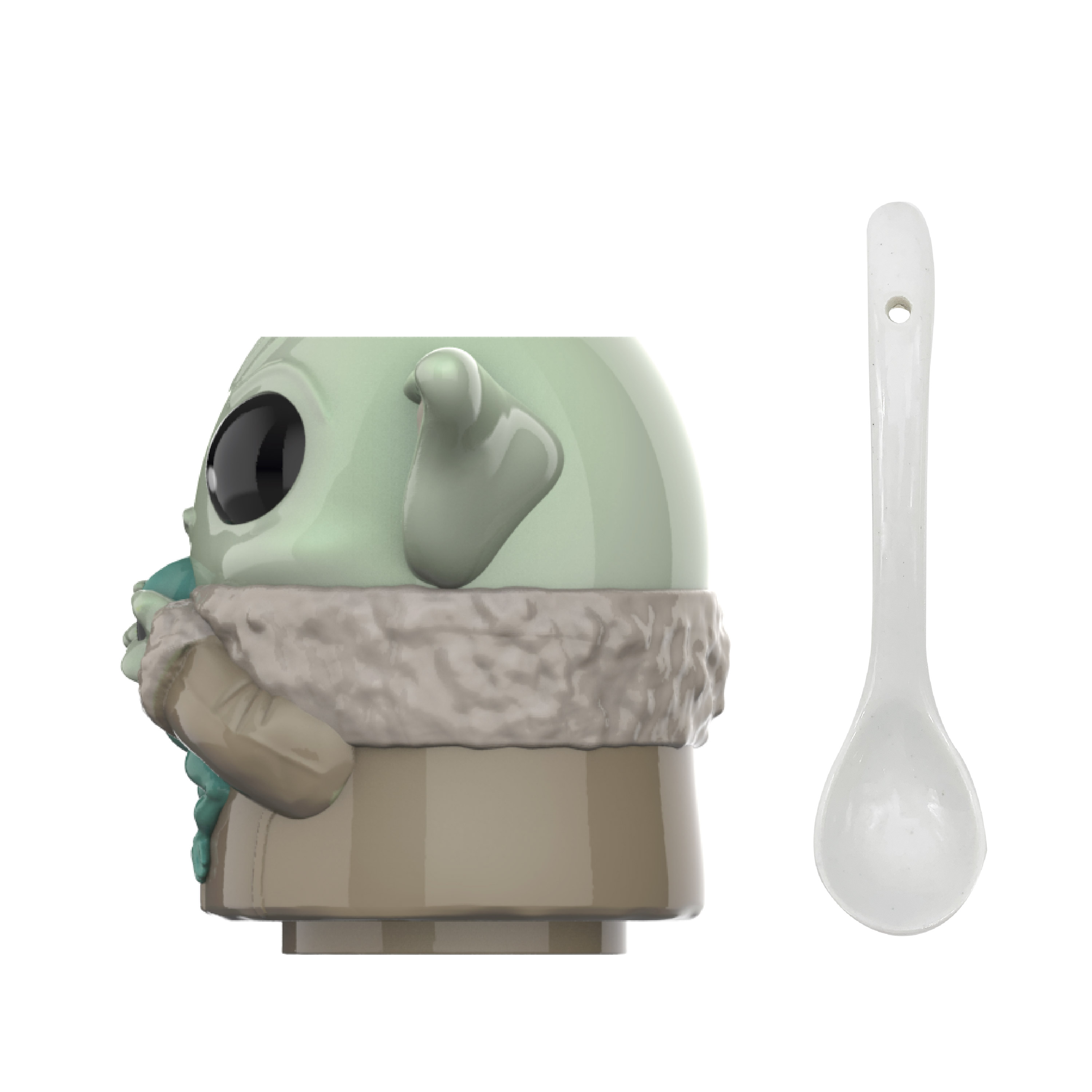 Star Wars: The Mandalorian Ceramic Coffee Mug and Spoon, The Child, 2-piece set slideshow image 8 Star Wars: The Mandalorian Ceramic Coffee Mug and Spoon, The Child, 2-piece set slideshow image 8