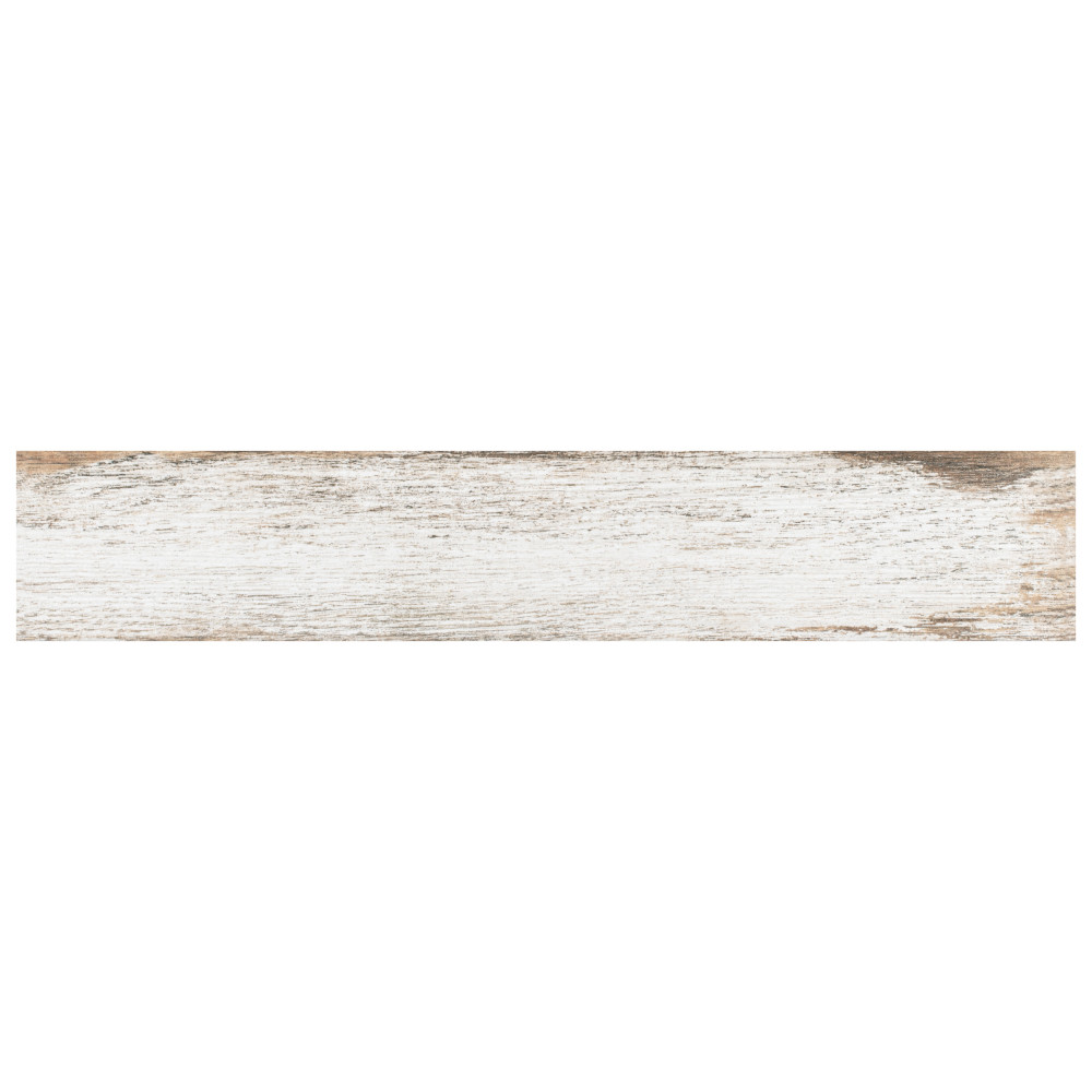 Bora White 3-1/8 in. x 17-1/2 in. Porcelain Floor and Wall Tile