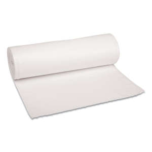 Boardwalk,  LLDPE Liner, 60 gal Capacity, 38 in Wide, 58 in High, 0.6 Mils Thick, White