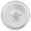 4 ¼-quart stainless steel bain-marie cover