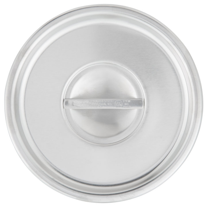 4 ¼-quart stainless steel bain-marie cover
