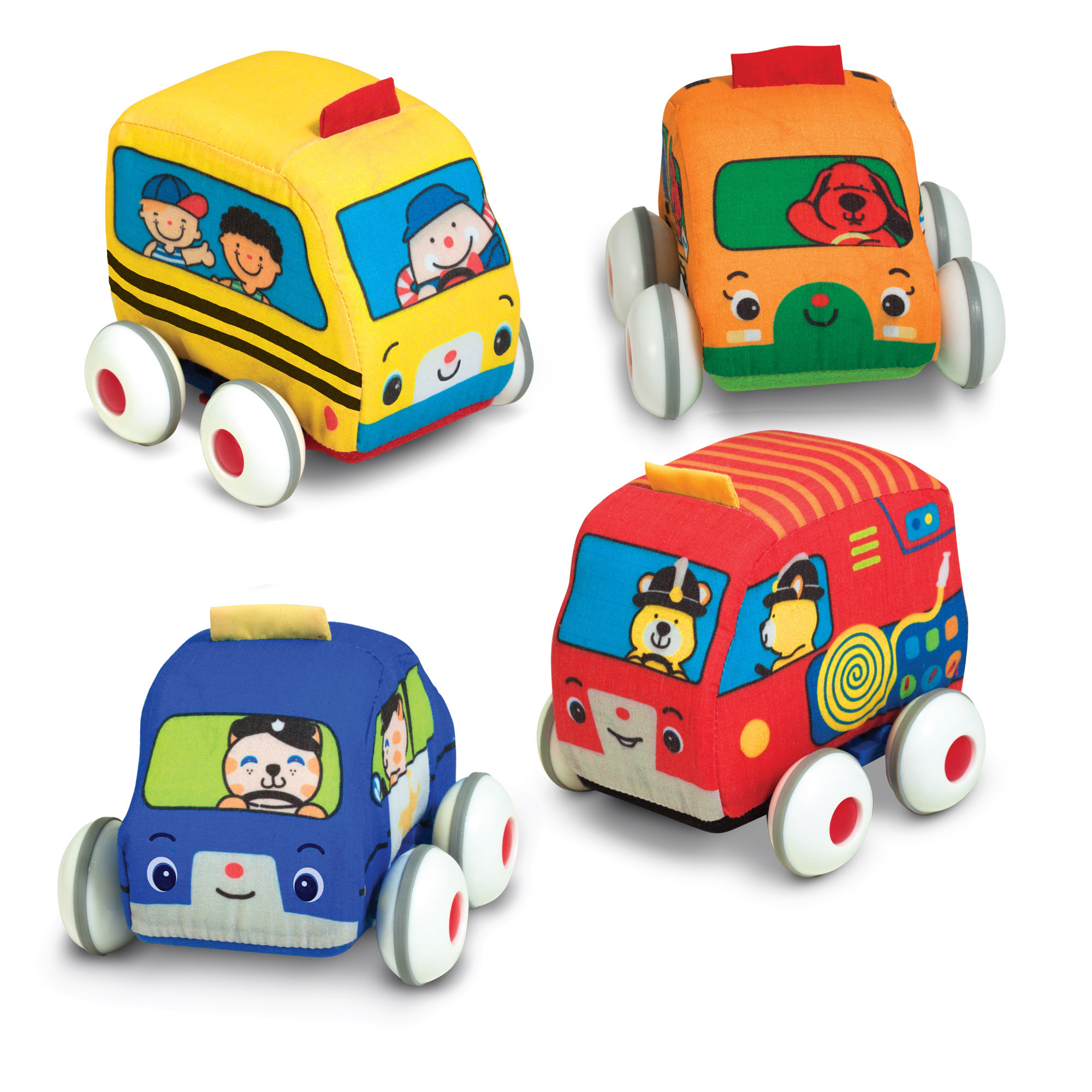 Melissa & Doug Pull-Back Vehicles Baby and Toddler Toy image number null