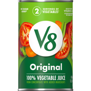 V8® Original 100% Vegetable Juice, 46 fl oz Can (12 Pack)