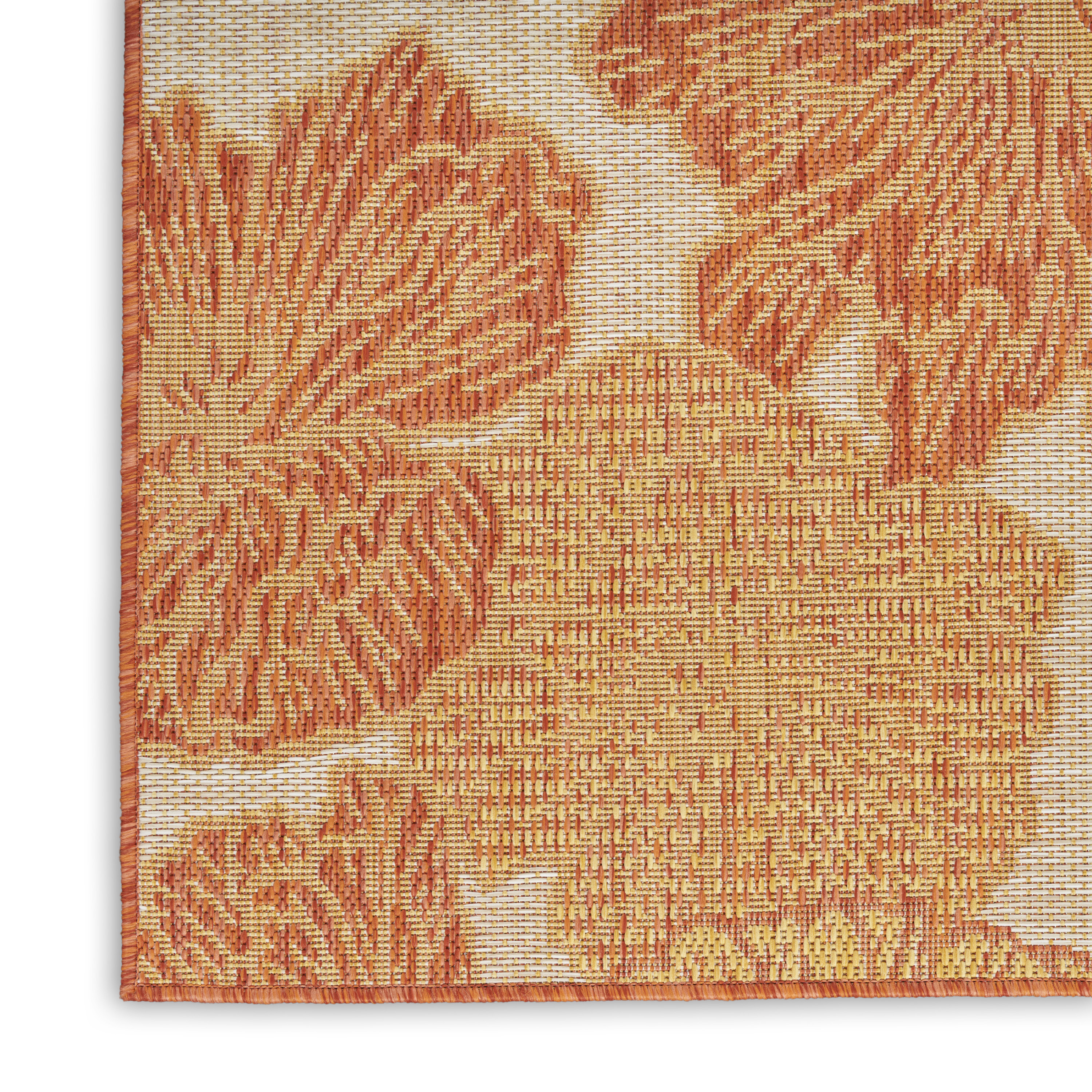 Nourison Garden Oasis 5' x 7' Coral Tropical Rug