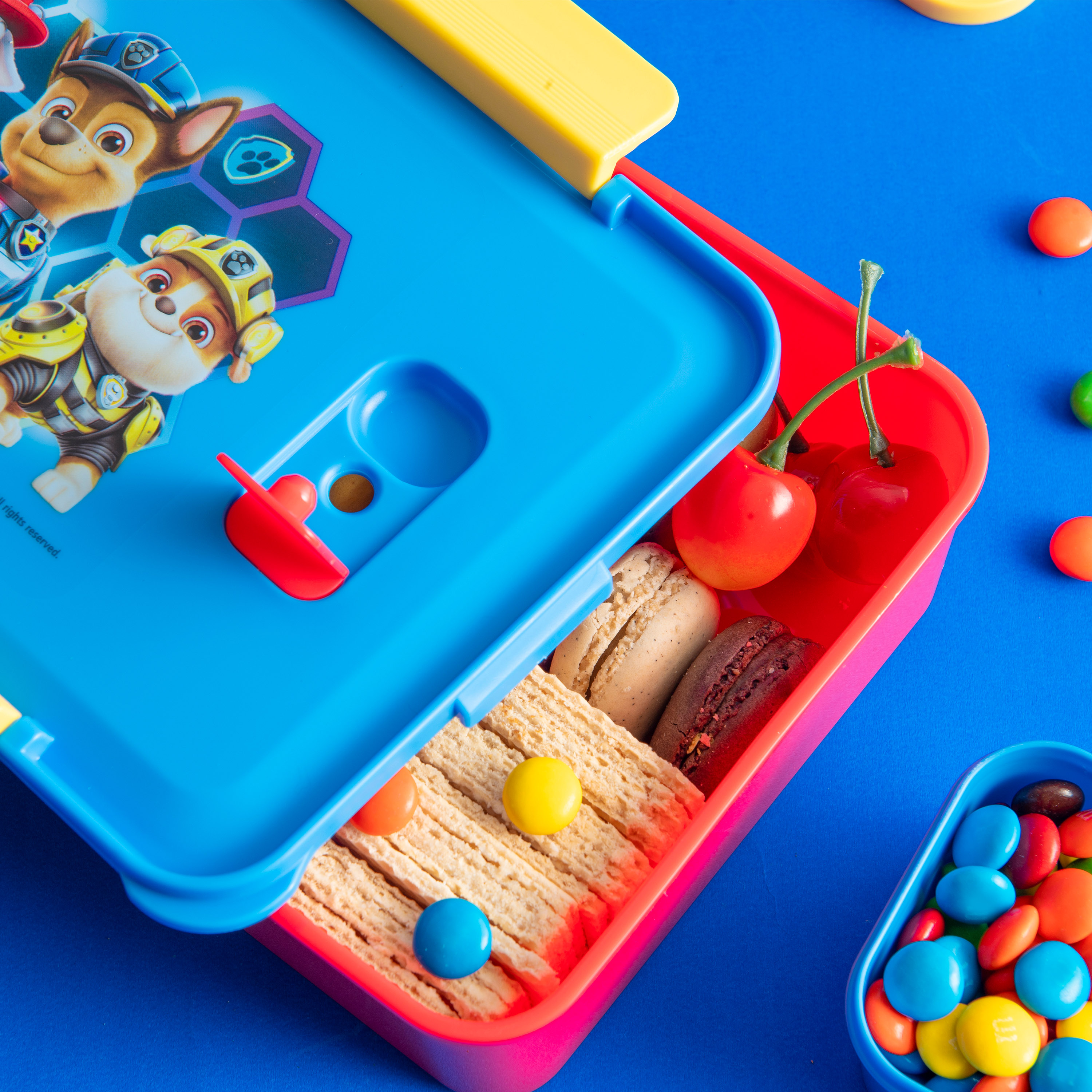 Paw Patrol Movie Reusable Divided Bento Box, Rubble, Marshall and Chase, 3-piece set slideshow image 6