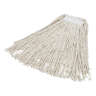 Rubbermaid Commercial, Value Pro, Cotton Cut-End Wet Mop Head with 1" Headband, 24 oz, White
