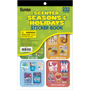 Seasons & Holidays Scented Stickerbook, 232 Stickers