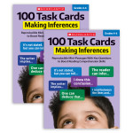 Scholastic Teaching Solutions 100 Task Cards: Making Inferences Activity Book, Pack of 2 SC-860316-2