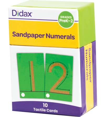Tactile Sandpaper Numerals 0-9
